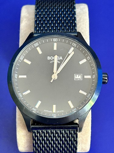 Boccia herren uhr titan - boccia,