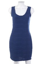 Ohne Label Kleid Minikleid Streifen D 40-42 dunkelblau