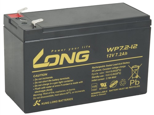Long 12v 2ah - 12v, f2