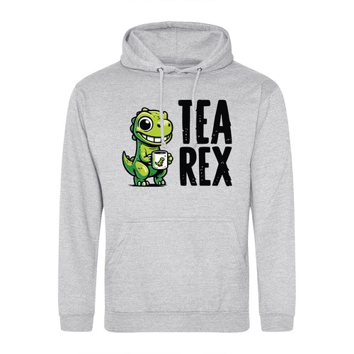 Unisex hoodie tea rex - unisex,