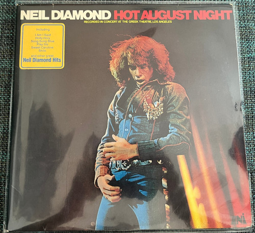 2lp neil diamond hot august - diamond,