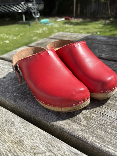 Vintage schwedische rote leder - vintage,