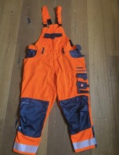 Engelbert Strauss Warnschutz Latz Arbeits Hose e.s. Motion Gr. 58 Neu Orange