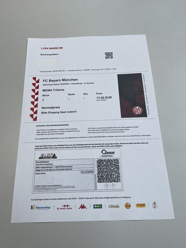 Sammlerticket fsv mainz - sammlerticket,