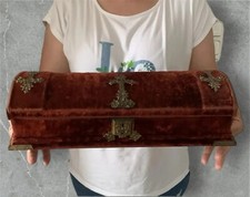 Antik Schatulle Schachtel