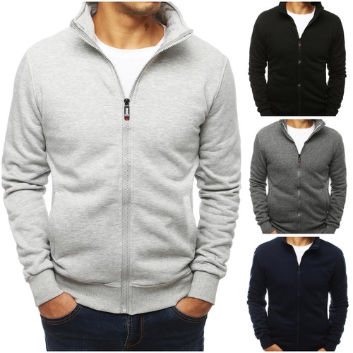 Herren sweatshirt stehkragen - herren,