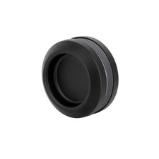 Muschelgriff Edelstahl Schwarz