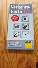 ADAC Verkehrskarte Nord- und Süd-Deutschland - ADAC Jahresgabe  1993