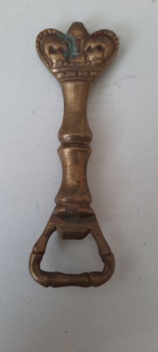 Flaschenöffner messing krone - flaschenöffner,