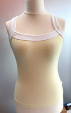 sexy hochweriger Damen Trägershirt GOLFINO 38 Gelb