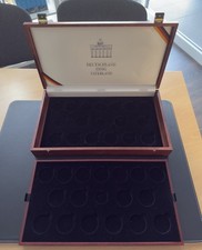 Große Echtholz Münzkassette