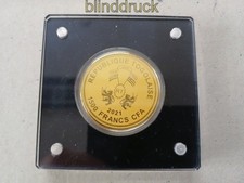 Togo Madonna Benois Goldmünze 999 zu 1/200 oz im Acrylglasrahmen (59534)