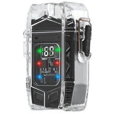 Arc Plasma Wasserdicht Feuerzeug Usb C Aufladbar Taschenlampe Schlüsselbund DE