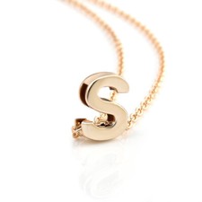 A-Z Rose Gold Heart Alphabet