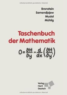 Taschenbuch der mathematik von - taschenbuch,