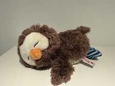 Nici Eule Oscar Oskar liegend ca. 25 cm Stofftier Kuscheltier