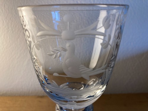Historischer glas kelch - historischer,