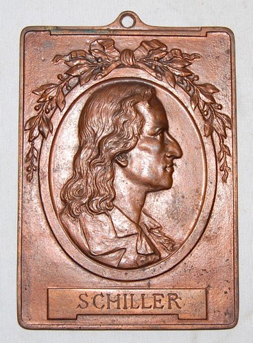 Plakette friedrich schiller - friedrich,