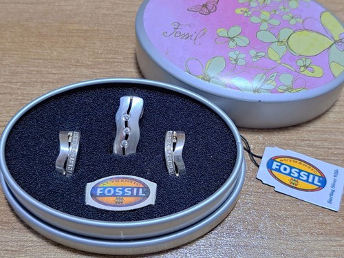 Fossil 3er set - 3er, silber
