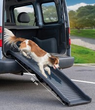 Hunderampe Auto KFZ PKW Hunde Rampe Treppe faltbar klappbar Einstiegshilfe 155cm