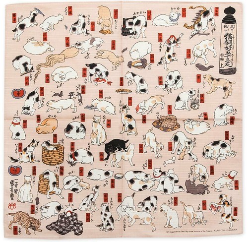 Furoshiki mit ukiyo e - furoshiki, 48