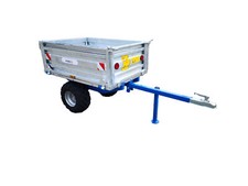 Fudex 500 kg Kippanhänger für Quad Kleintraktor oder Rasentraktor