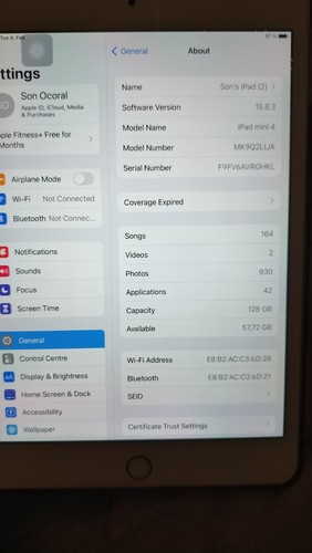 Ipad mini 128gb - mini,