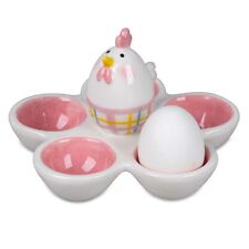 Eierteller + Huhn 16 cm Ostern Osterei Osterhase formano 710130 Osterfrühstück