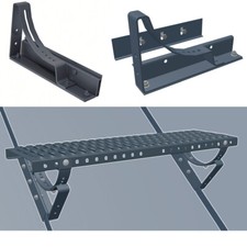 Dachtritt Set Stehfalzblech 40-150cm Dachtrittanlage Blechdach Trittstufe