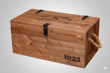 Truhe couchtisch holz massiv - holz,