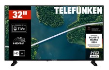 Telefunken 32 Zoll Fernseher Smart TV TiVo HD HDR Triple-Tuner 6 Monate HD+ inkl