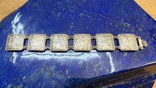David Andersen 830er Silber Märchen Armband Norwegen Norweger Vintage