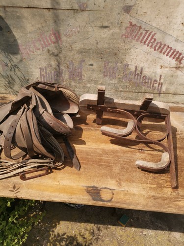 Antiker sattel militärsattel - antiker,