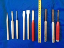 Meißel Konvolut Handmeißel Flachmeißel Spitzmeißel Set