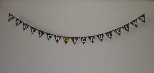 Kleine mini girlande - kleine,