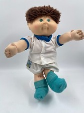 Cabbage Patch Kids Tennis CPK Champ Puppe First Edition Hasbro 1990 ca. 40 cm