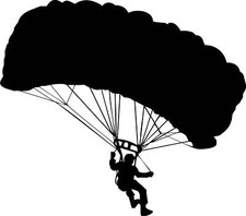 Autoaufkleber Falllschirm 011