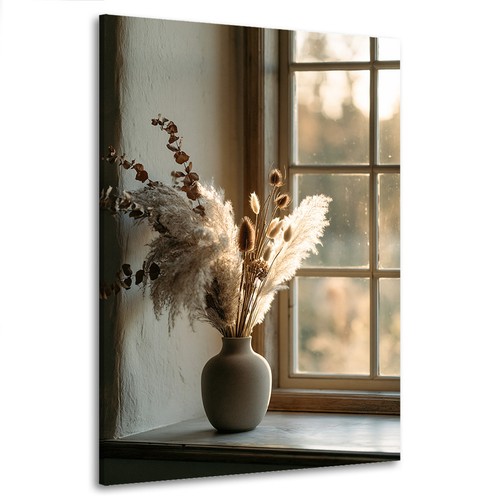 Trockenblumen wandbild - trockenblumen,