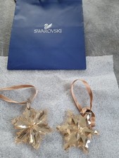 2teilig   Swarovski Weihnachtsornament/ Stern  Jahresausgabe 2012  und 2014plus
