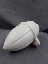 Antik Ca1920 Gegengewicht Gewicht Aufhängung Lampe Porzellan Weiß         1,1 Kg