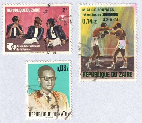 Zaire stamp set - 3, pcs