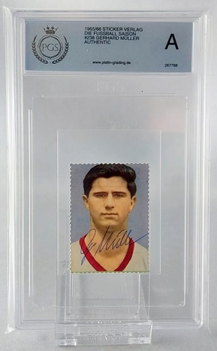 Pgs gerd müller - autogramm, auf