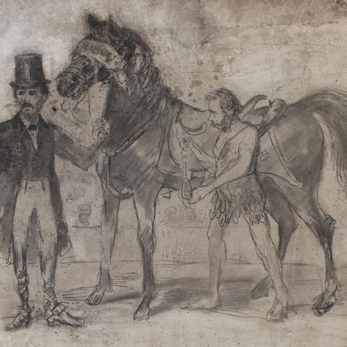 Zirkus pferd der manege - pferd, in
