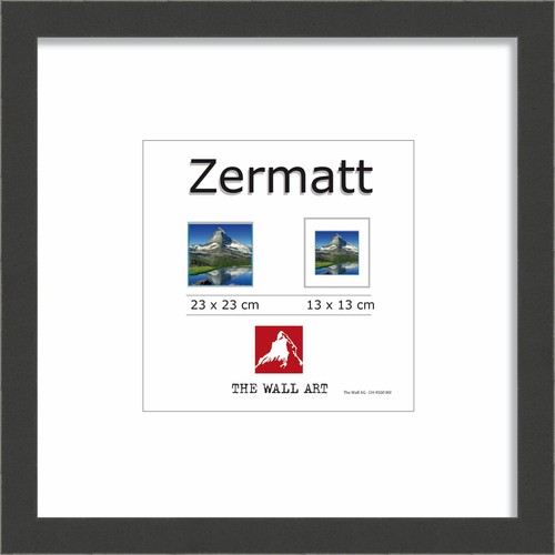 Bilderrahmen zermatt schwarz - bilderrahmen,