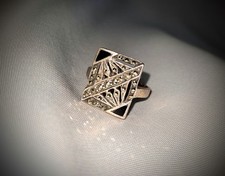 Onyx Markasiten Ring 925