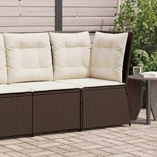 Garten-Ecksofa mit Kissen