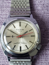 Vintage Lucerne Unbreakable Mainspring Mechanische Handaufzug Armbanduhr SWISS