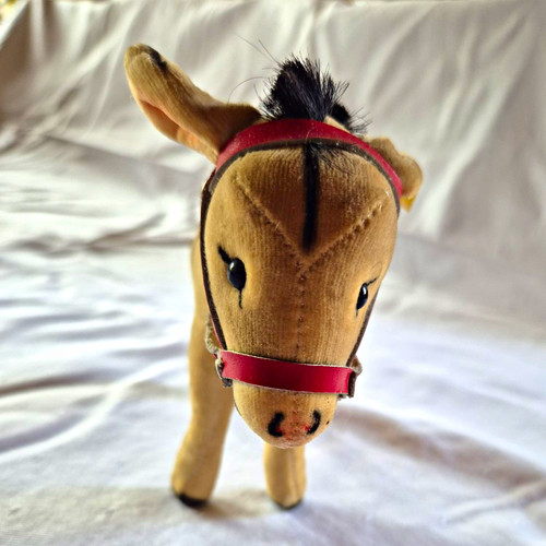 Steiff esel kfs knopf fahne - esel,