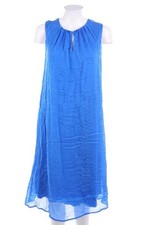 HALLHUBER Seidenkleid Midi 40 = D 38 blau