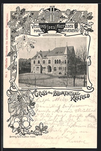 Krefeld villa blumenthal - ak,